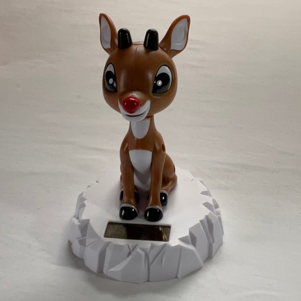 Rudolf the Reindeer Solar Bobbler